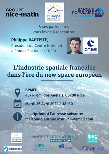 Flyer colloque "Spatial Français & NewSpace Européen"