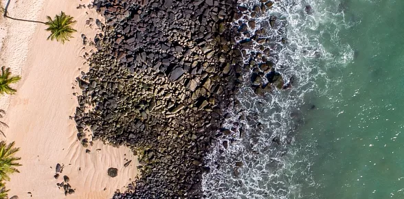 Les Iles du Salut vues par drone