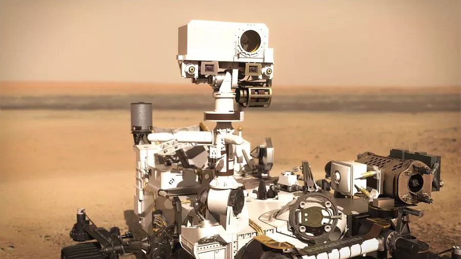 Supercam on rover Perseverance - © CNES/VR2Planet, 2021